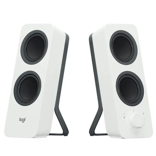 Тонколони Logitech Z207, 2.0, 10 RMS(5W + 5W), Bluetooth, бели