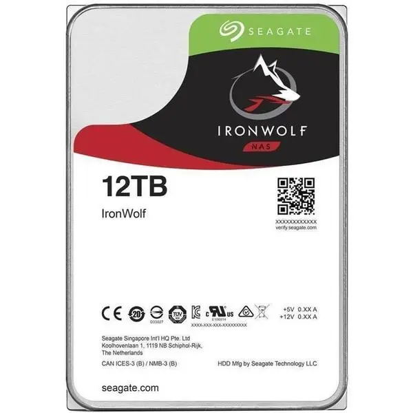 Seagate Ironwolf 12TB 7200/SATA3/256MB ST12000VN0008