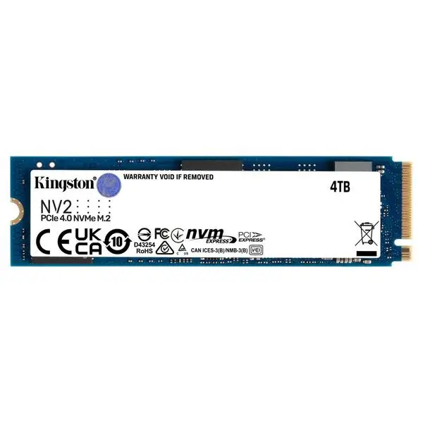 SSD KINGSTON NV2 M.2-2280 PCIe 4.0 NVMe 4000GB - SNV2S/4000G