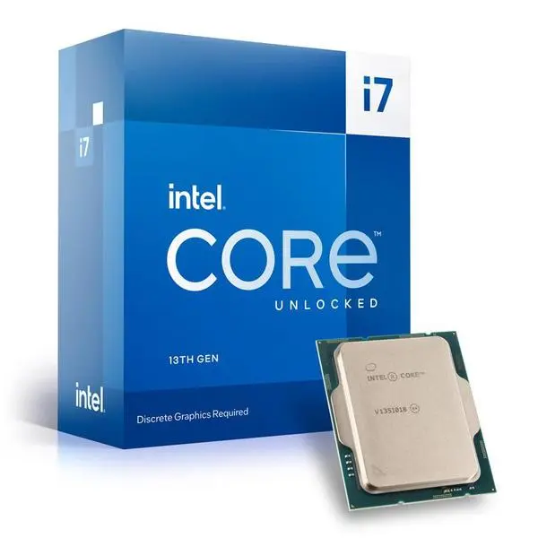 Процесор Intel Raptor Lake i7-13700F, 8P+8E, Cores 2.10,30MB, 65W, LGA1700, BOX, No Graphics - INB71513700FSRMBB