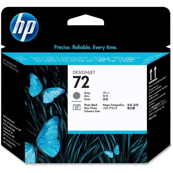 HP 72 Gray and Photo Black Printhead - C9380A