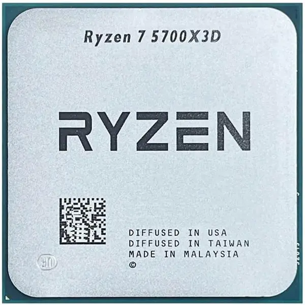 Процесор AMD Ryzen 7 5700X3D (3.0GHz) TRAY - 100-000001503