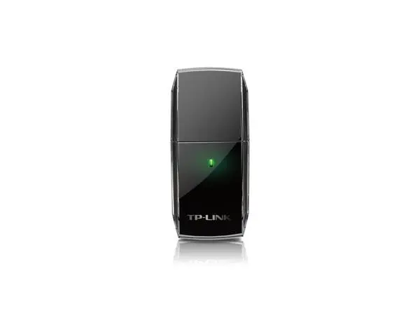 Безжичен адаптер TP-LINK Archer T2U, AC600, Dual band, USB, вградена антена - TP-TL-ARCHER-T2U