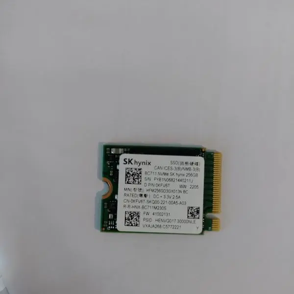 SK Hynix 256GB Nvme BC711 BC711M230S М.2 2230