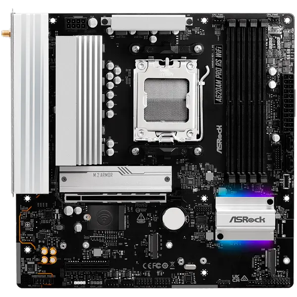 ASROCK A620AM PRO RS WIFI mATX AM5 DDR5 - A620AM PRO RS WIFI
