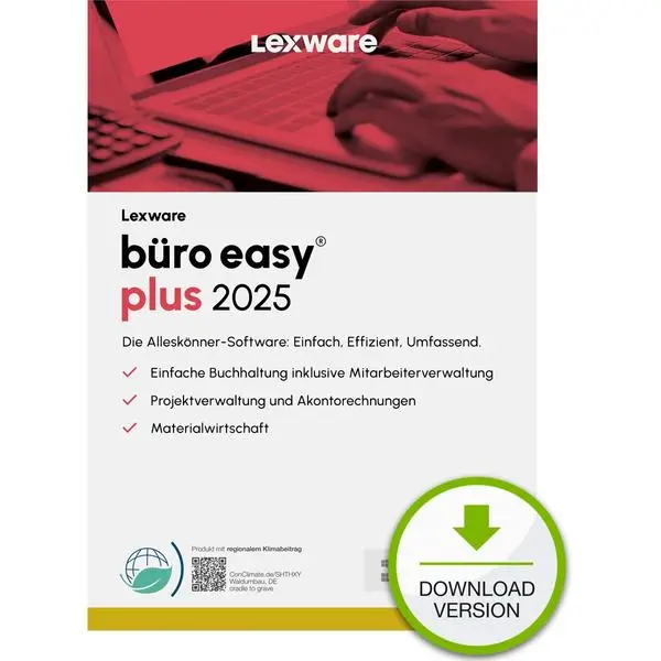 Lexware B?ro Easy Plus 2025 - 1 Device, 1 Year - ESD-DownloadESD -  (К)  - 08886-2036 (8 дни доставкa)