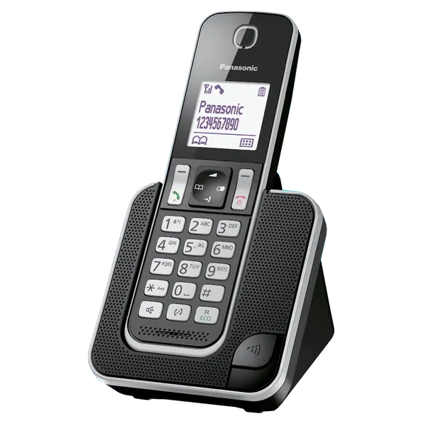 Безжичен DECT телефон Panasonic KX-TGD310FXB