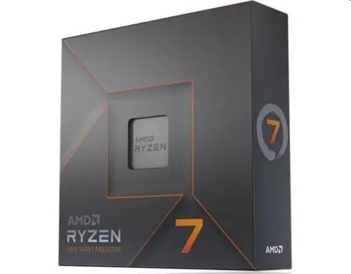 AMD CPU Desktop Ryzen 7 8C/16T 7700X (4.5/5.0GHz Boost,40MB,105W,AM5) box, with Radeon Graphics, без охлаждане - 100-100000591WOF