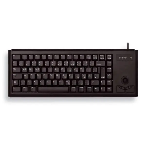 Компактна жична клавиатура CHERRY G84-4400 с Trackball - CHERRY-KEY-G84-4400LUBEU2