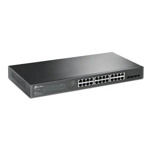 28-портов гигабитен управляем комутатор TP-Link JetStream PoE+ TL-SG2428P (v)