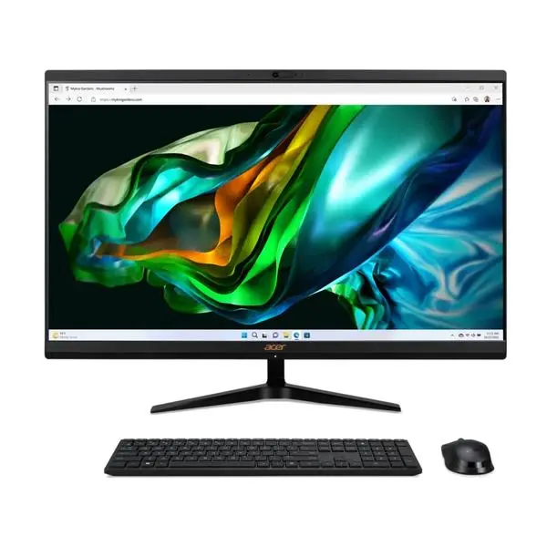 Компютър Acer Aspire C27-1800 27" FHD IPS AiO Intel Core i5-12450H 3.30 GHz, 12 MB Cache, 16GB, SSD 1000GB - DQ.BM3EX.001