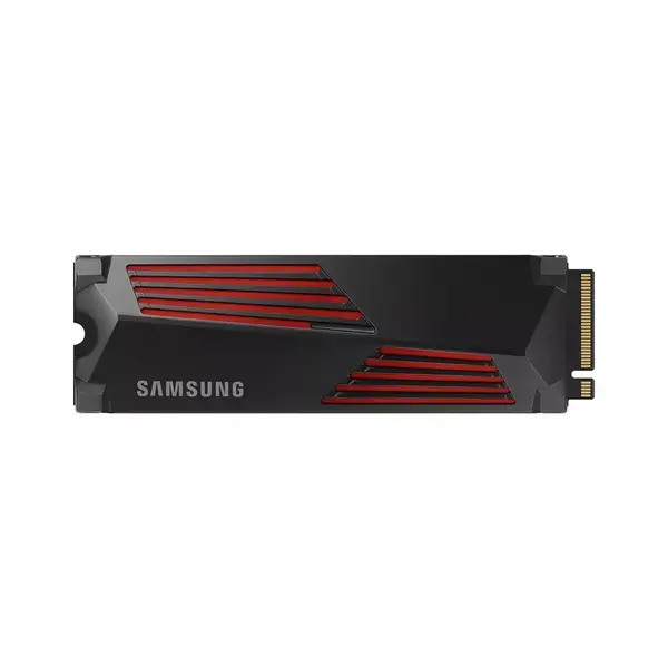 SSD 4TB Samsung 990 PRO Heatsink, NVMe, M.2 (2280), скорост на четене до 7450MB/s, скорост на запис до 6900MB/s, MZ-V9P4T0CW