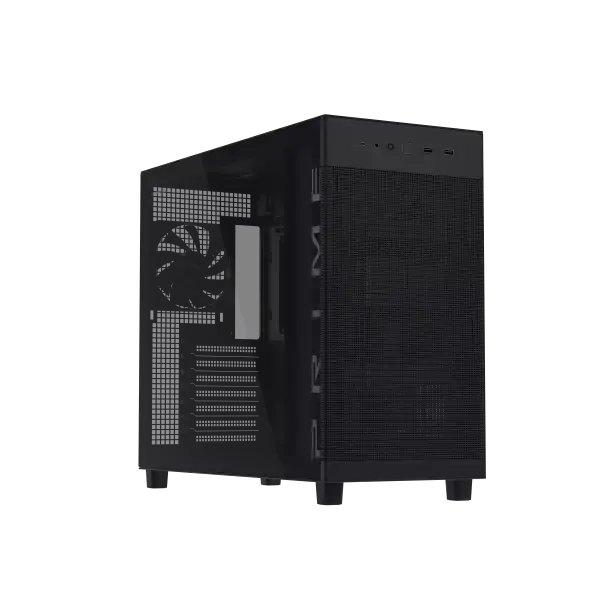 Кутия ASUS PRIME AP303 TG - Black - ASUS-CASE-AP303-BLACK