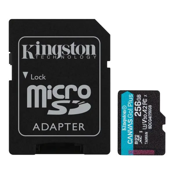 KINGSTON SDMICRO 256GB UHS-I CL10 PLASTIC - SDCG4/256GB
