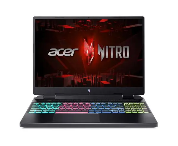 Лаптоп ACER AN16-51-71J2  NITRO 16,  in16",  Core i7-13620H / 16 GB DDR5 RAM / 1.000 GB M.2 PCIe Gen4;1.8 GHz base clock (Up to 4.9 GHz max. power clock rate); Cache 24 MB Intel Smart Cache; Processing cores / threads 4 Performance-cores + 6 Efficien
