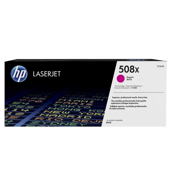 HP 508X High Yield Magenta Original LaserJet Toner Cartridge (CF363X) - CF363X