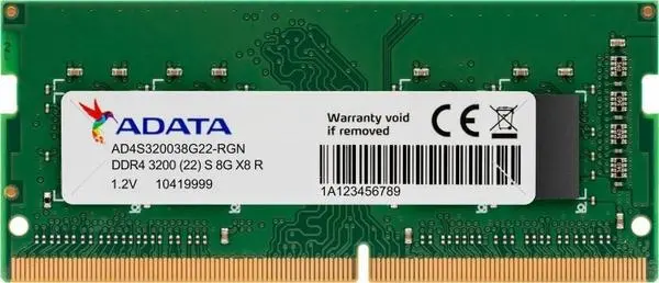 8GB DDR4 3200 ADATA SODIMM (63568)