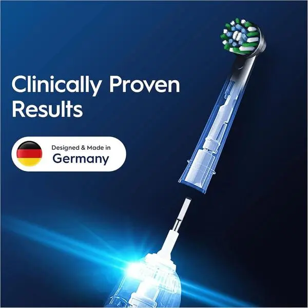 Резервни накрайници за ел. четка Oral-B Cross Action, универсални, 10бр., черни