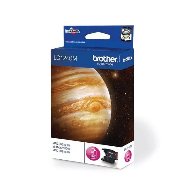 Brother LC-1240 Magenta Ink Cartridge for MFC-J6510/J6910 - LC1240M