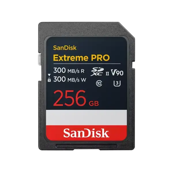 SanDisk Extreme Pro SDXC 256GB, 300MB/s, V90 UHS-II, SD-SDSDXDM-256G-GN4IN
