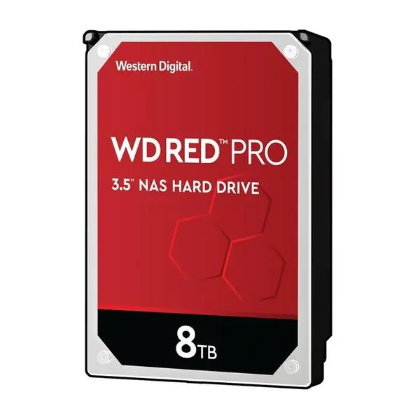 Твърд диск 8TB WD Red PRO NAS, SATA 6Gb/s, 7200rpm, 256MB кеш, 3.5" (8.89cm), WD8003FFBX