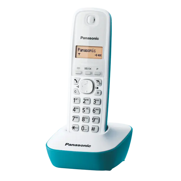 Безжичен DECT телефон Panasonic KX-TG1611 - син - 1015052