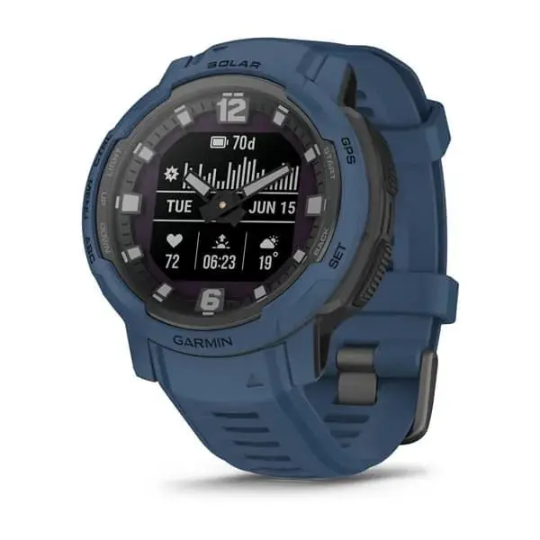 Garmin Instinct Crossover - Instinct Crossover Solar -  Tidal Blue - 010-02730-02