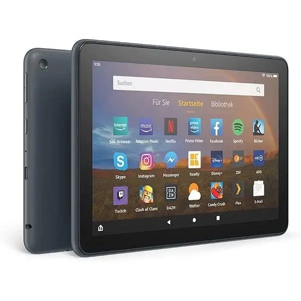 Amazon Fire HD 8 Plus 64GB 3RAM с реклами в сиво - (K) - B07YH21SFR (8 дни доставка)