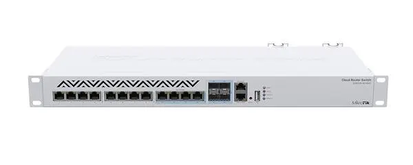 Комутатор MikroTik CRS312-4C+8XG-RM (v)