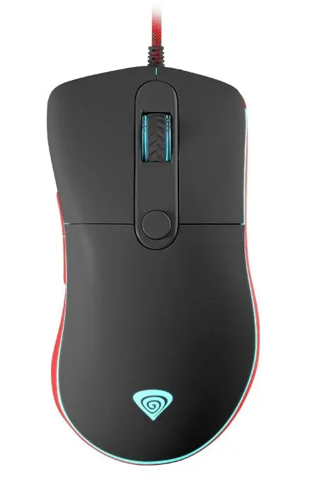 Преглед на Genesis Gaming Mouse Krypton 500 7200Dpi Optical With Software Black-Red