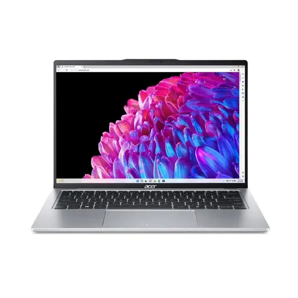 Лаптоп Acer Swift Go14 Intel Core Ultra 7 155U 1.70 GHz, 12 MB cache, 16GB onboard, SSD 1000GB PCIe NVMe - NX.KW0EX.002