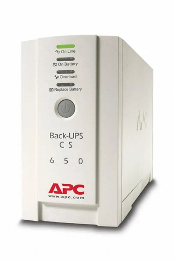 APC Back-UPS CS 650VA, USB or serial connectivity - BK650EI