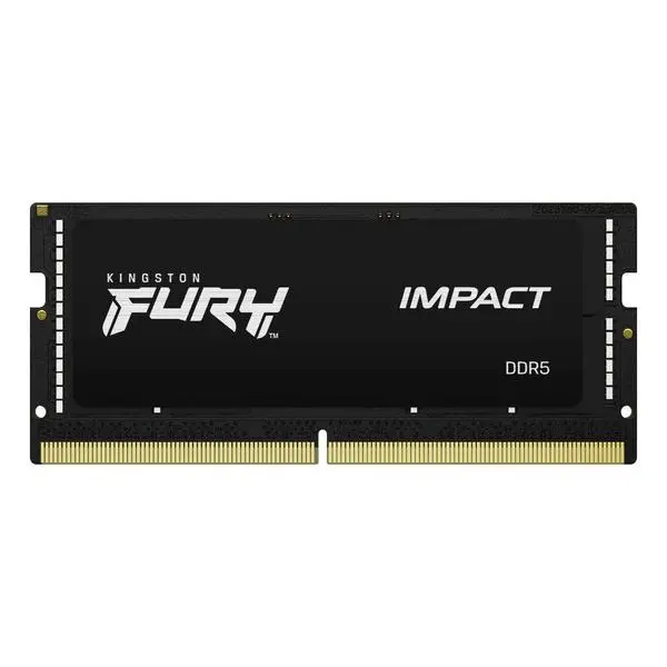 Kingston FURY IMPACT, 16GB, SODIMM, DDR5, PC4-38400, 4800MHz, CL40, KF548S38IB-16
