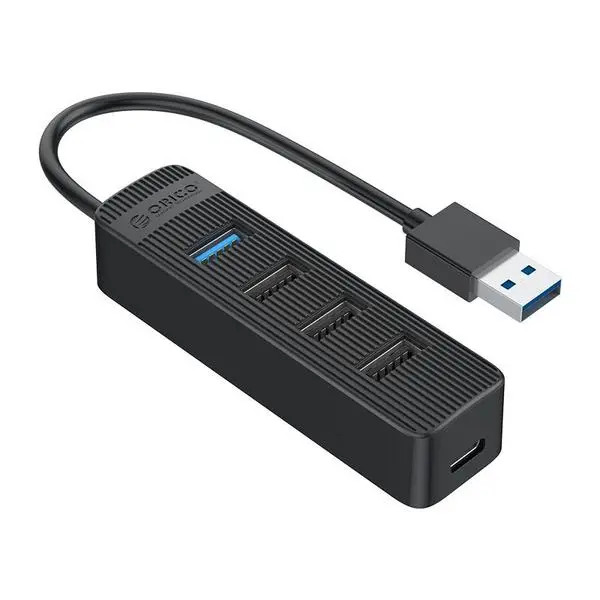 Orico Хъб USB3.0/2.0 HUB 4 ports TWU32-4A - TWU32-4A-BK-EP