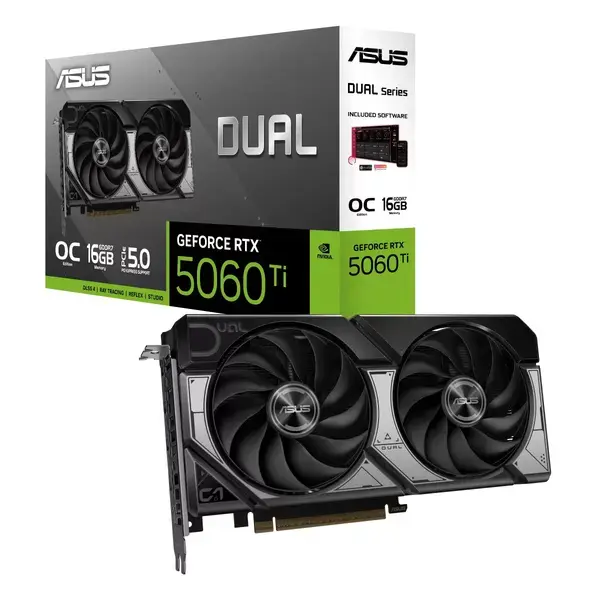 ASUS Dual GeForce RTX™ 5060 Ti 16GB GDDR7 90YV0MH0-M0NA00