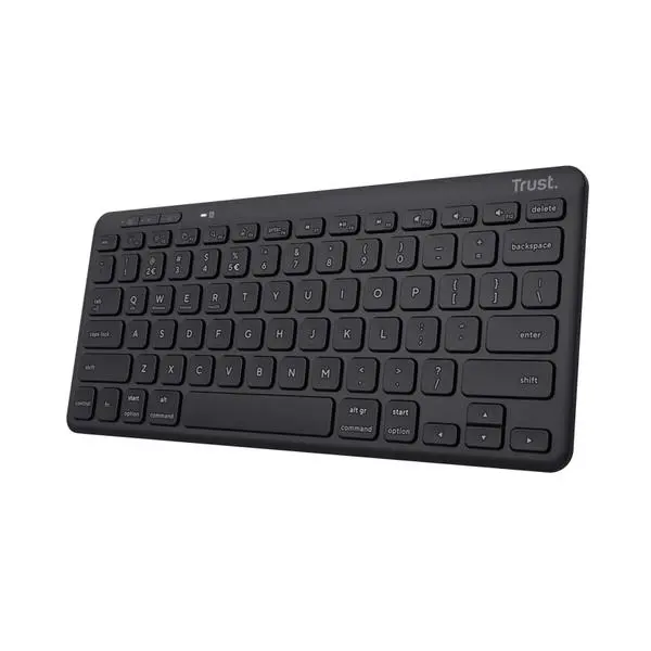 Преглед на клавиатурата TRUST Lyra Compact Wireless Keyboard US - 24707
