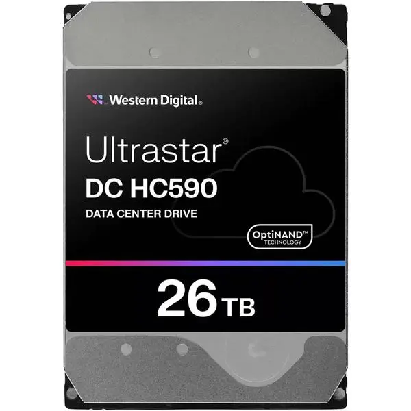 WESTERN DIGITAL Ultrastar DC HC590 8,89cm 3,5Zoll 26.1 24TB 512 7200RPM SAS ULTRA 512E SE P3 -  (К)  - 0F59373 (8 дни доставкa)