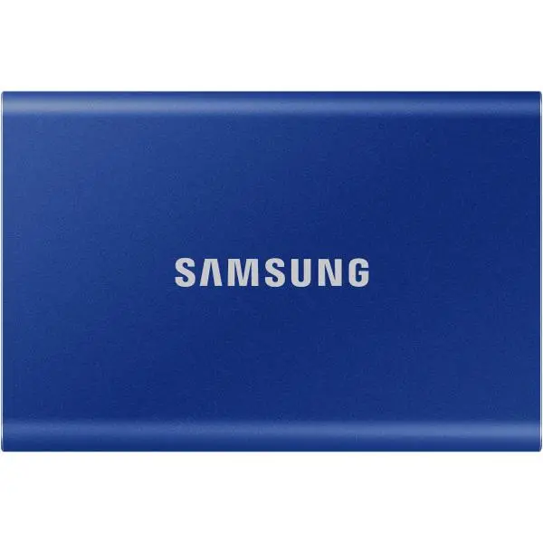 Външен SSD Samsung T7 Indigo Blue, 1000GB - MU-PC1T0H/WW