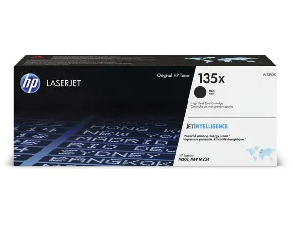 HP 135X Black Original LaserJet Toner Cartridge - W1350X