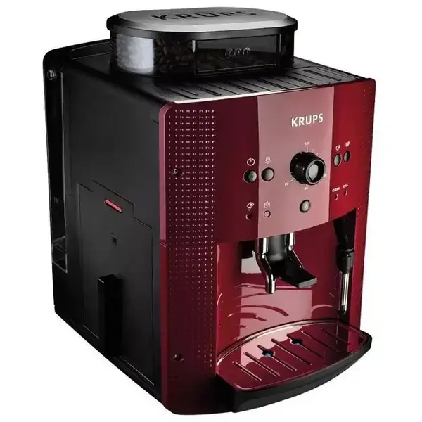 Кафеавтомат Krups Espresseria Automatic, 1450W, 15 bar, 1.7 l. обем на резервоара за вода, мелачка, червен, EA810770
