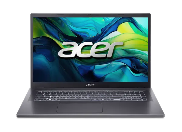 Лаптоп ACER ASPIRE A17-51M-562E,  17.3",  Intel Core i5-1334U Processor 3.4 GHz base clock (up to 4.6 GHz max. boost clock), 12 MB Intel Smart Cache, 2 Performance-cores + 8 Efficient-cores / 12 Threads, RAM 16GB, SSD 512GB