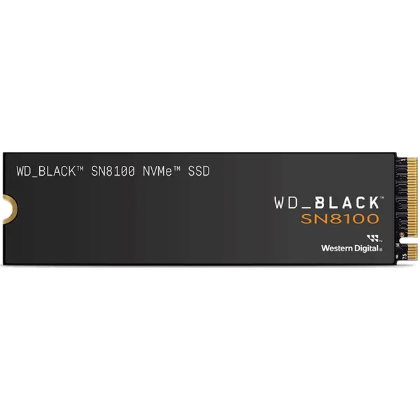 SSD POWERED BY SANDISK WD Black SN8100 1TB M.2 2280 PCIe Gen5 x4 NVMe, Read/Write: 14900/11000 MBps, IOPS 1600K/2400K, TBW: 600 - (1005) - WDS100T1X0M-00CMT0