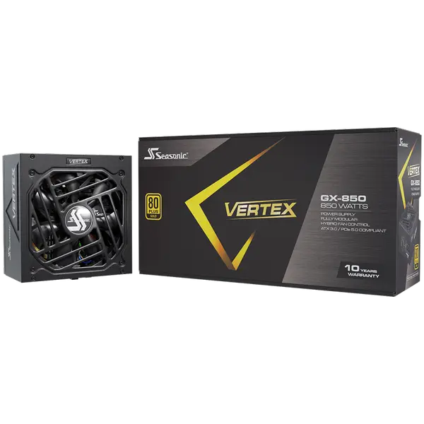 Seasonic VERTEX GX-850 Gold е захранване, което е предназначено за геймърите и ентусиастите, които имат нужда от надеждна и мощна система.