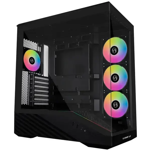 Кутия Lian Li Vector V100 ARGB Mid-Tower, Tempered Glass - Black - LL-CASE-GELI-975