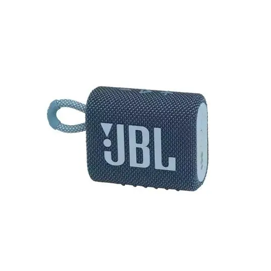 JBL GO 3 BLU Portable Waterproof Speaker - JBLGO3BLU