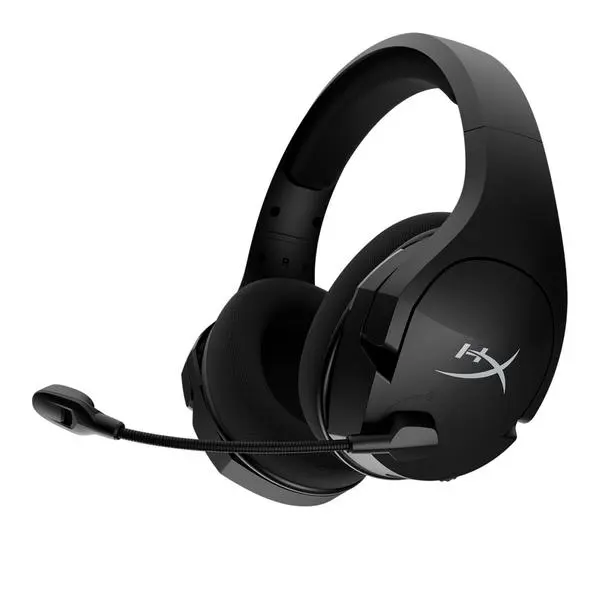 Геймърски слушалки HyperX Cloud Stinger Core, Безжични, DTS-X, Микрофон, Черен - HX-HEAD-CSCW7-BK