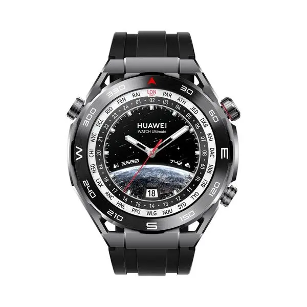 Huawei Watch Ultimate Colombo B19, 1.5 LTPO Amoled 466*466, 10ATM, IP68, BT 5.2,  Black Zircon-based Amorphous Alloy Case - 6941487288397