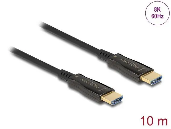 Оптичен кабел Delock, HDMI 8K, 60 Hz, 10 m - DELOCK-84034