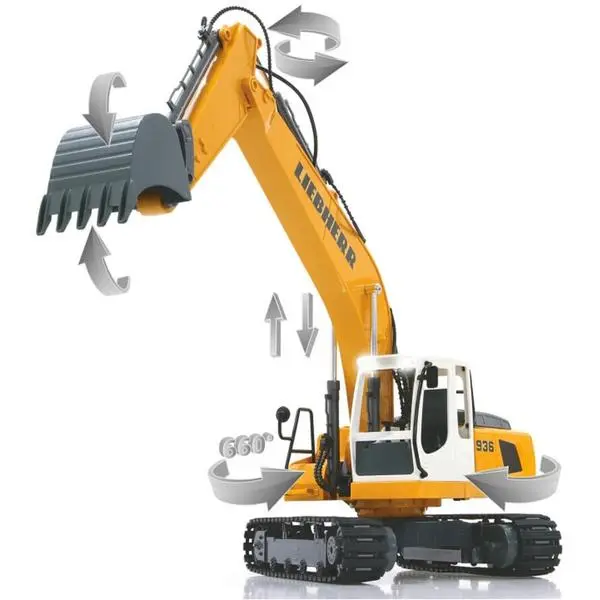Вълнуващо ревю на Banger Jamara Liebherr R936 1:20 2,4G 6+