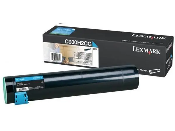 Lexmark C930H2CG C935 Cyan High Yield Toner Cartridge 24K - C930H2CG